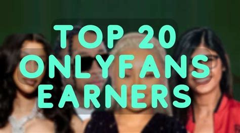 onlyfans top earner list|20 OnlyFans top earners and how much they make in。